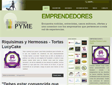 Tablet Screenshot of patagoniapyme.com